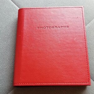 FREE with Purchase - Umbra Photo Album Red Leather Slip-in Style